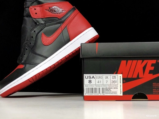 Rep TBkick Retro OG Jordan High 1 Air Banned 555088-001 0810